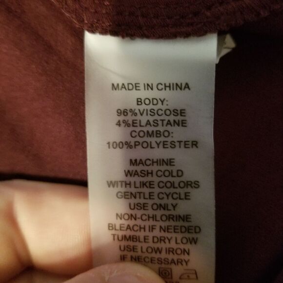 Vince Camuto deep purple long sleeve blouse - Picture 3 of 5